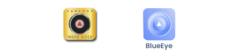 Paradox - Inside Gold és BlueEye logók
